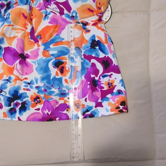 Catalina Swim Tankini Top Size 16W - Picture 8 of 11